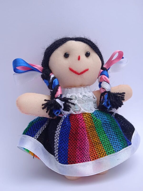 Mexican Lele Squishy Doll – Handmade Soft Plush Toy - Image 2